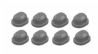 Thunder Tiger Bushmaster Parts Hinge Pin Bushings PD9458