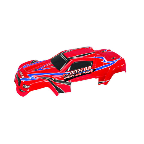 e-MTA G2 Monster Truck Parts Body Set (Red) PD09-0115