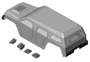 K-ROCK CLEAR BODY PD09-0151 