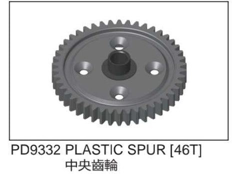 Thunder Tiger Bushmaster Parts 46T Plastic Spur Gear PD9332
